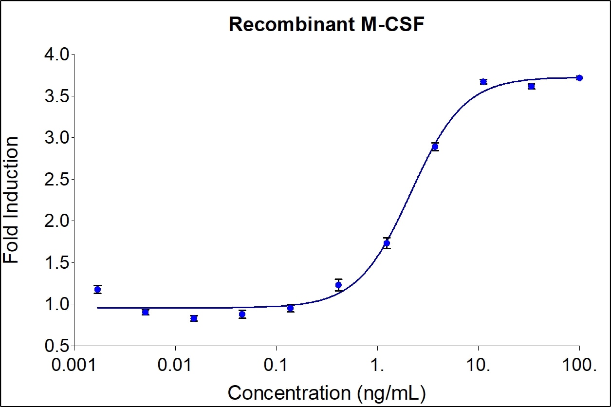 Recombinant Human M-CSF Graph