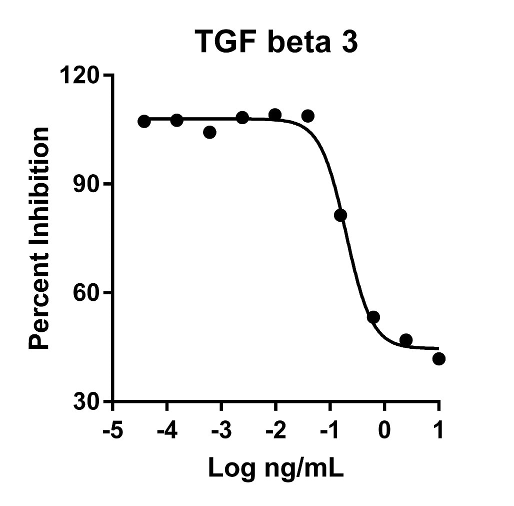 Recombinant Human TGF beta 3 Graph